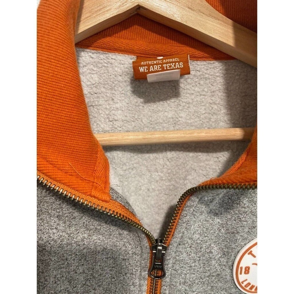 Genuine Stuff University Of Texas Ladies Part Zip LS Pullover - MEDIUM (10-12) - Picture 3 of 4